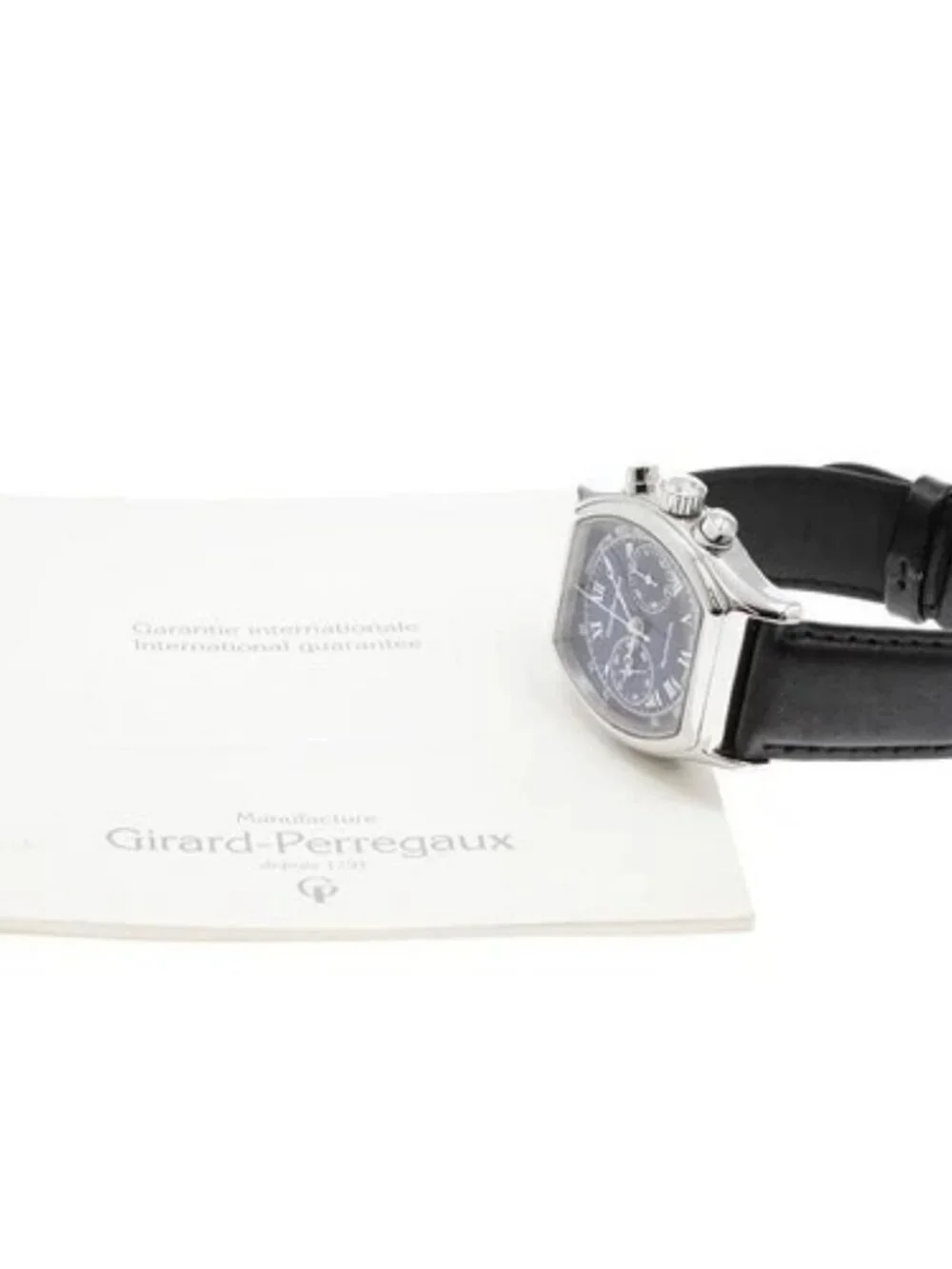 GIRARD PERREGAUX Richeville 2710 Chronograph blue Dial Hand Winding Men's_958671